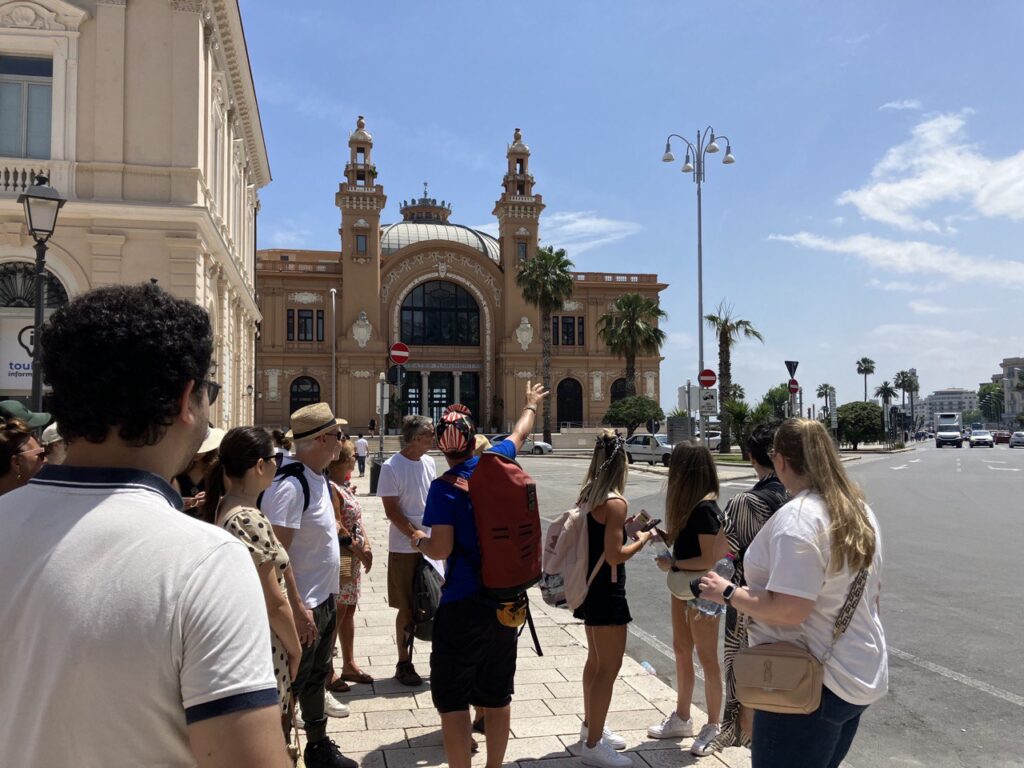 Free Walking Tour Bari visiting Margherita Theater 