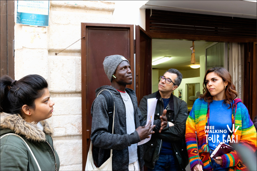 Our free tour #weareinliberty was created to promote Bari's integration and multiculturalism