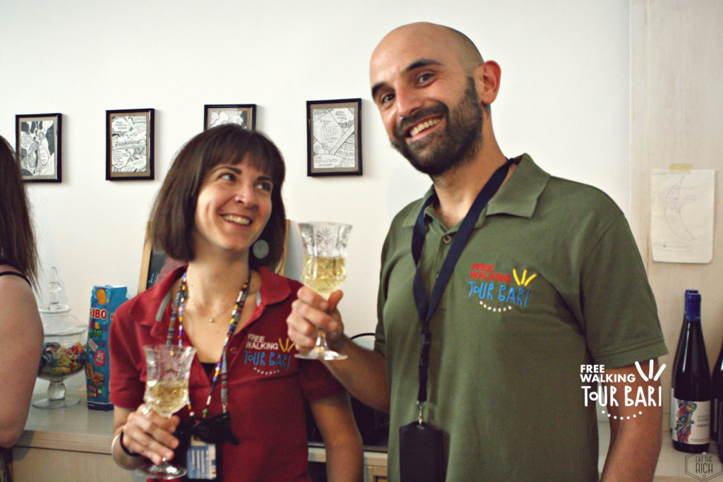 Anna and Giuseppe founded the Free Walking Tour Bari project in 2014