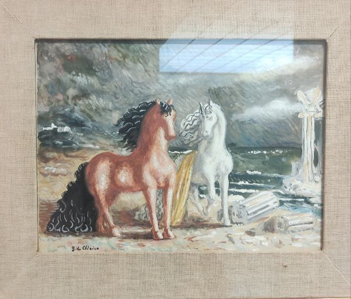 Bari art gallery hosts one painting from the famous Italian Artist Giorgio de Chirico